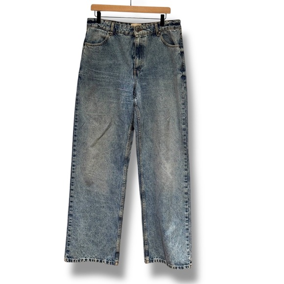 Sezane Denim - Sezane Premium Minimalist Denim Jeans Women's Size 42 (10 US) High Rise Wide Leg